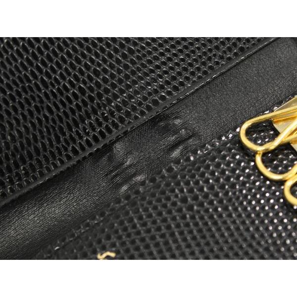 FERRAGAMO（フェラガモ） キーケース 6連 ヴァラ リザード型押し 22