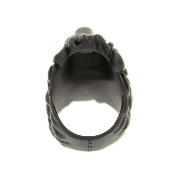 GUCCI グッチ 指輪 グラスパール付き ライオン ヘッド リング サイズ10  