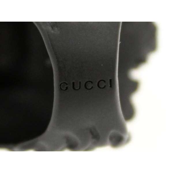 GUCCI グッチ 指輪 グラスパール付き ライオン ヘッド リング サイズ10  