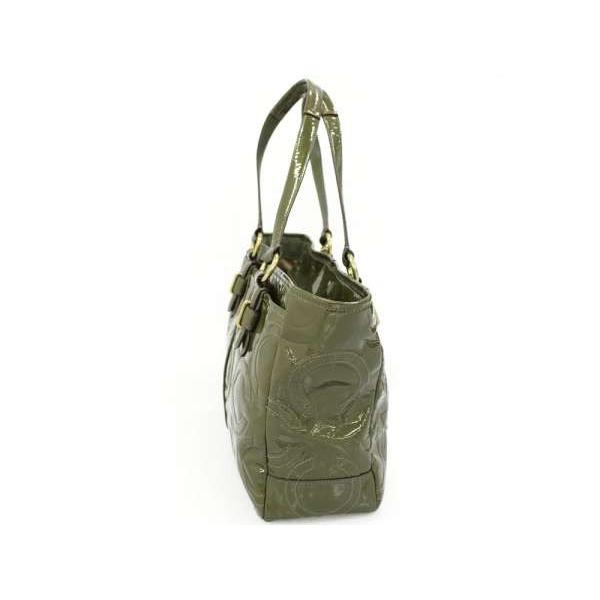 リア  COACH シグネチャー ハンドバッグ トートバッグ パテント COACH（コーチ） トートバッグ シグネチャー パテント 18044 COACH