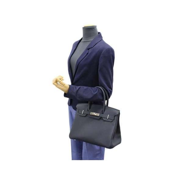 HERMES（エルメス） バーキン30 cm ハンドバッグ ブルーニュイ