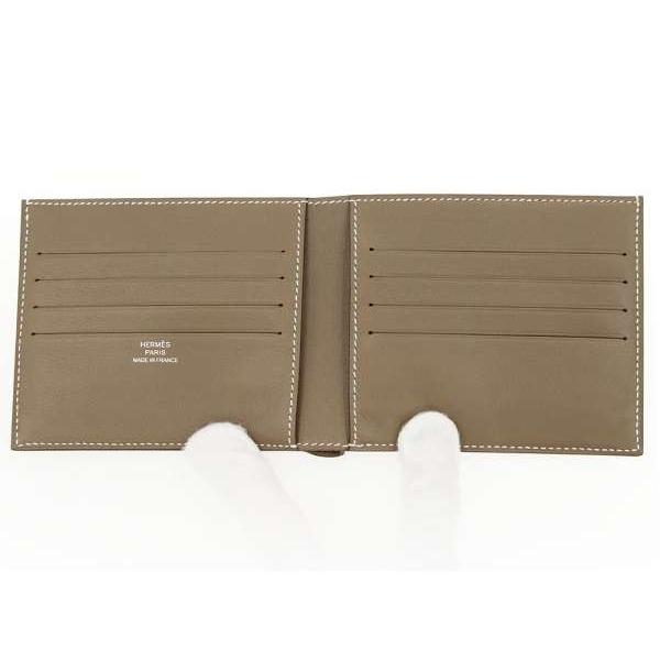 HERMES エルメス 財布 シチズンツイル コンパクト エトゥープ HERMES エルメス 財布 シチズンツイル コンパクト エトゥープ
