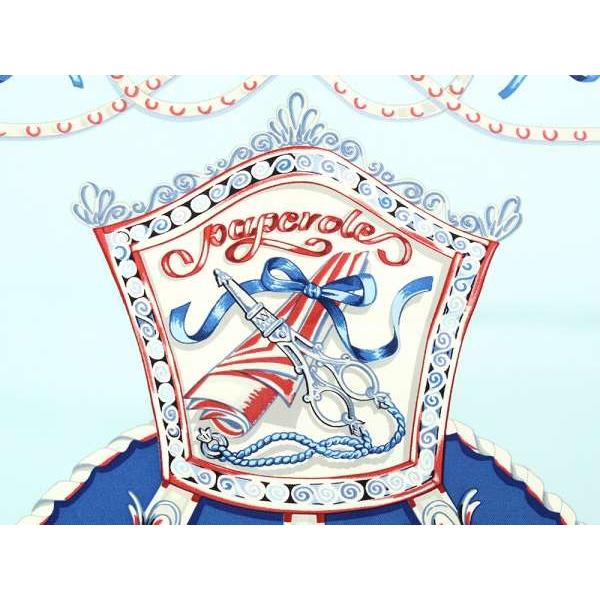 エルメス/Hermès シルクスカーフ カレ90 paperoles パプロール