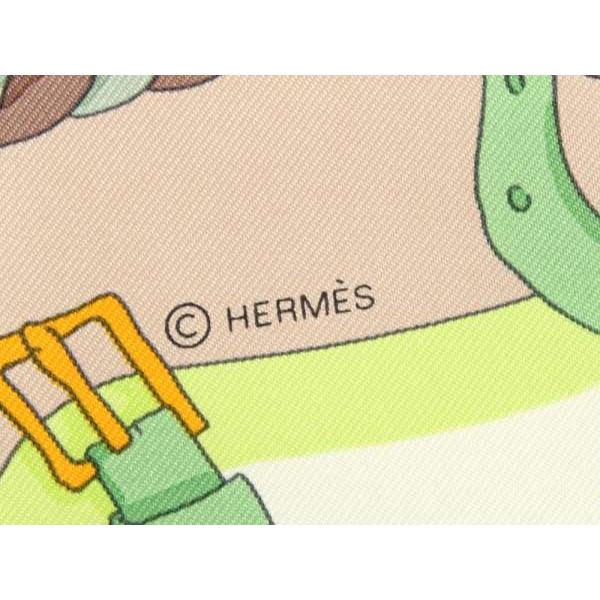 HERMES（エルメス） スカーフ カレ90 シルクツイル 輪の行進 Ronds de