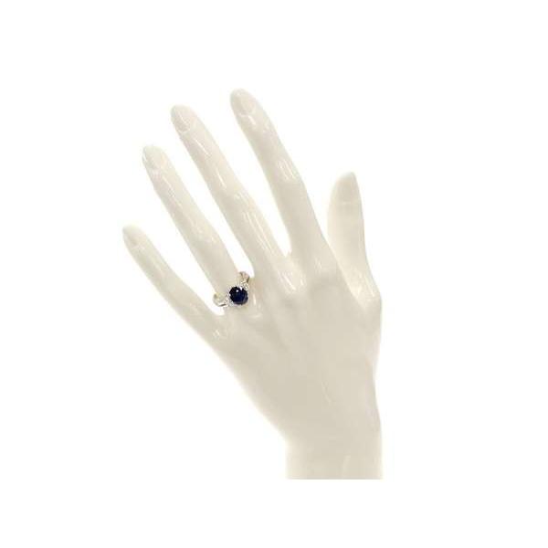 サファイア リング ブルーサファイア 2.41ct ダイヤモンド 0.41ct