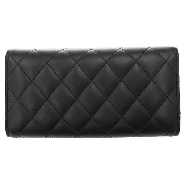 CHANEL（シャネル） 長財布 マトラッセ ココマーク ラムスキン A80758