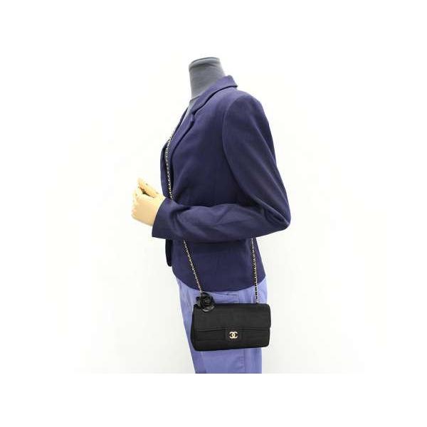 CHANEL シャネル チェーンショルダーバッグ チョコバー カメリア ココ  