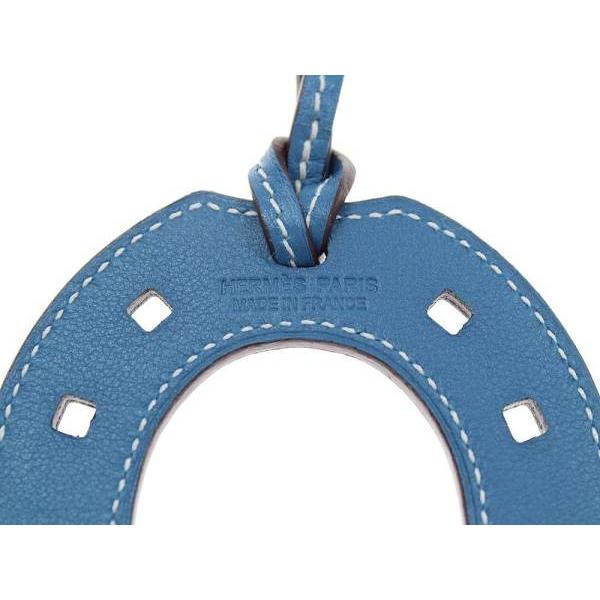 HERMES エルメス チャーム パドック シュバル ブルー ヴォー
