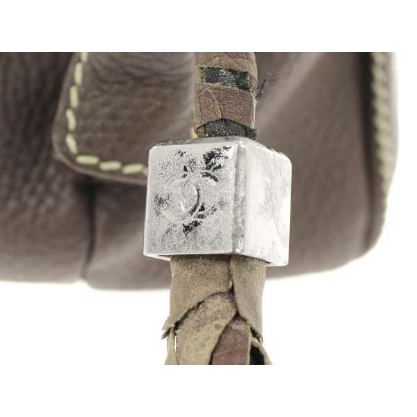 CHANEL（シャネル） ミニボストンバッグ ハンドバッグ ロゴ フリンジ