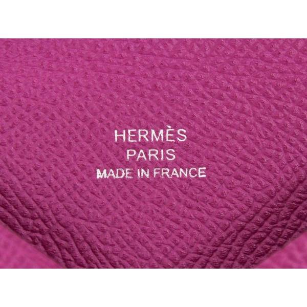HERMES（エルメス） カードケース カルヴィ ローズパープル ヴォー