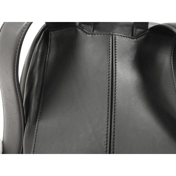 Berluti ベルルッティ リュックサック BRLT ロゴ レザー ブラック 