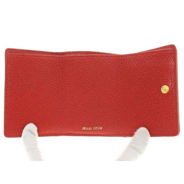 miu ミュウミュウ 財布 ハートレター 三つ折り財布 5MH021 miu ミュウミュウ 財布 ハートレター 三つ折り財布 5MH021