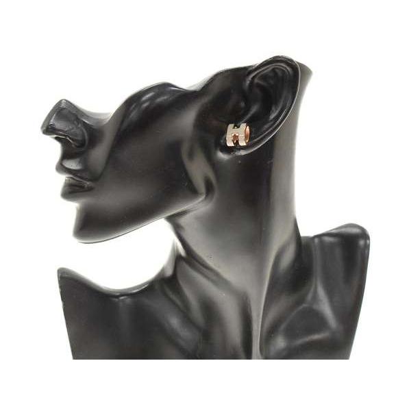 HERMES（エルメス） ピアス ポップアッシュ マロン・グラッセ ピンク