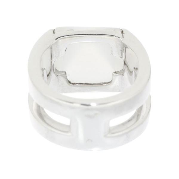 HERMES エルメス リング メドールリング ムーンストーン ダイヤモンド