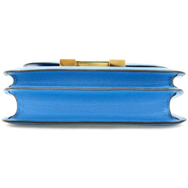 エルメス HERMES コンスタンス3ミニ A刻 ブルーザンジバル　ゴールド金具 エバーカラー ユニセックス ショルダーバッグ HERMES（エルメス） ショルダーバッグ ミニ コンスタンス3 ブルー