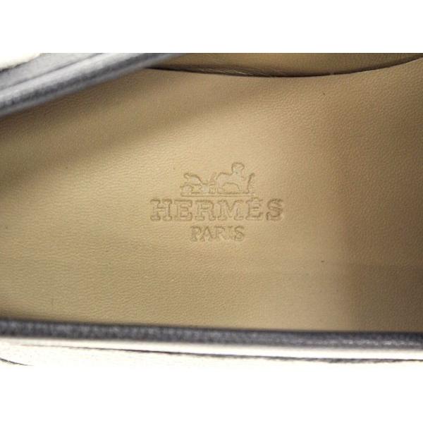 HERMES エルメス シューズ パリ Paris モカシン シェーブル H HERMES エルメス シューズ パリ Paris モカシン シェーブル H