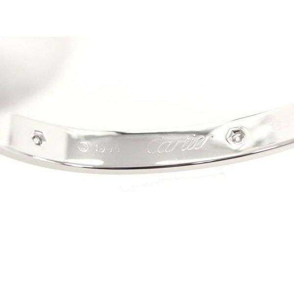 カルティエ ラブブレス　k18 wg 17 4p ダイヤ Cartier（カルティエ） ブレスレット ラブブレス 6Pダイヤ ハーフ