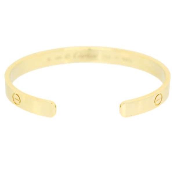 Cartier カルティエ ブレスレット ラブブレス オープン バングル K18YG  