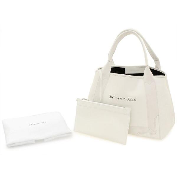 BALENCIAGA バレンシアガ トートバッグ レザー ネイビーカバス S  