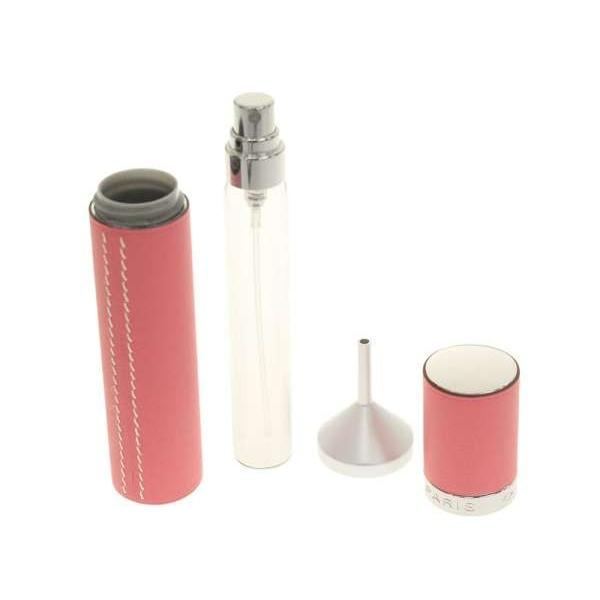 エルメス アトマイザー レフィラブル・アトマイザー 10ml 香水ケース ローズアザレ×シルバー金具 ヴォースイフト アトマイザー エルメス レフィラブル ローズアザレ×シルバー金具 10ml 香水ケース ヴォースイフト