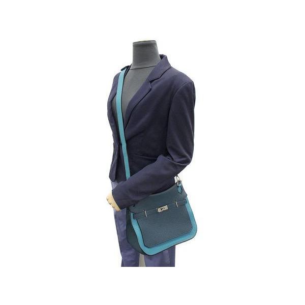 HERMES（エルメス） ショルダーバッグ ジプシエール28 コバルト×ブルー