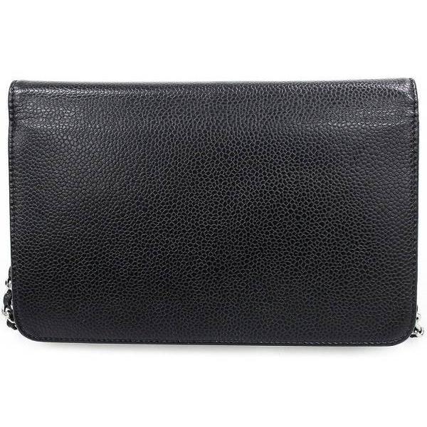CHANEL（シャネル） チェーンウォレット キャビアスキン ココマーク