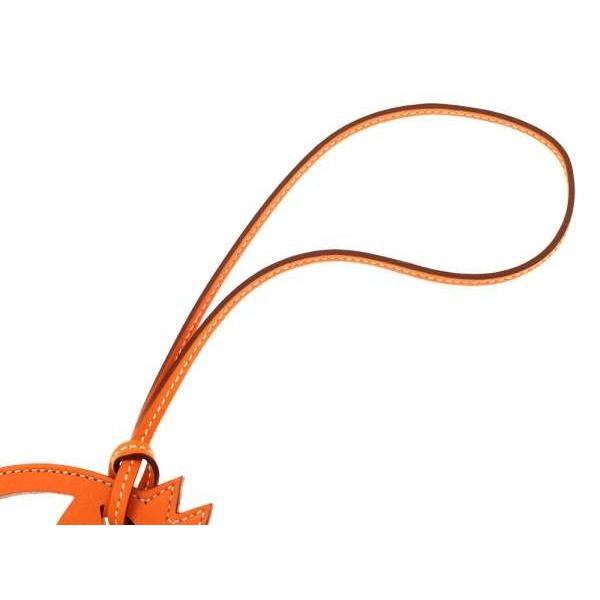 HERMES（エルメス） チャーム パドック シュバル オレンジ ヴォー 