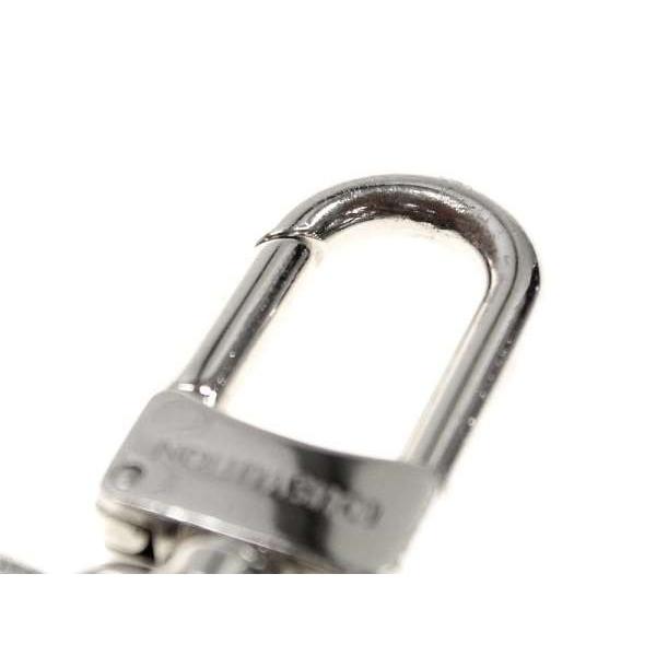 ルイヴィトン トラベルパドロック キーホルダー チャーム ブラック×シルバー LOUIS VUITTON（ルイ・ヴィトン） キーチャーム キーホルダー