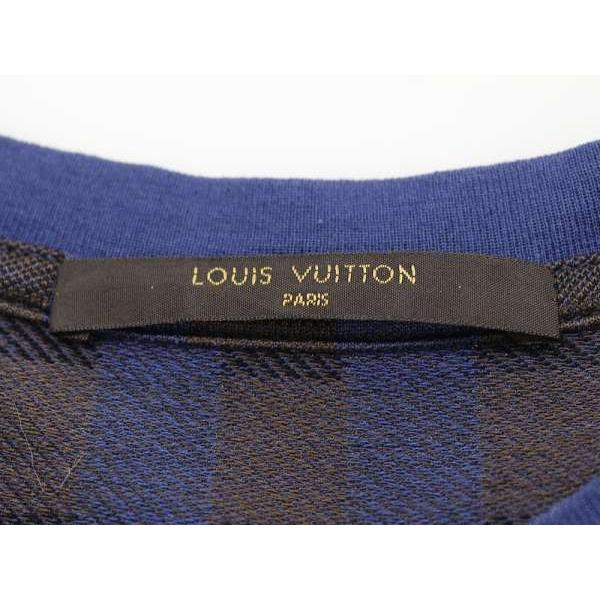ルイヴィトン Tシャツ 半袖 チェック柄 コットン メンズサイズXS LOUIS ルイヴィトン Tシャツ 半袖 チェック柄 コットン メンズサイズXS LOUIS