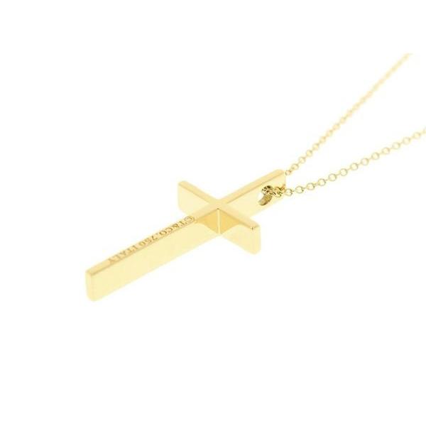 TIFFANY&Co.（ティファニー） ネックレス クロスペンダント K18YG