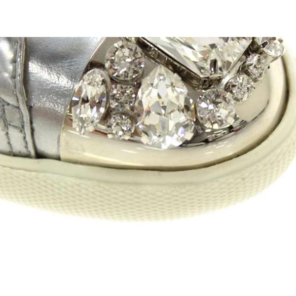 miu ミュウミュウ スニーカー ビジュー ローカットスニーカー