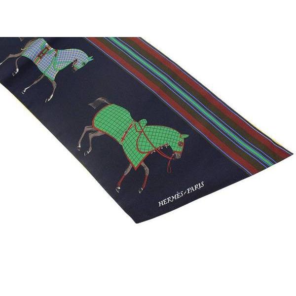 エルメス スカーフ マキシツイリー 馬着 チェック Couvertures et  