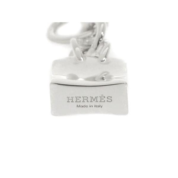 HERMES シルバーアミュレット バーキンモチーフ　SILVER925 HERMES（エルメス） ネックレス アミュレット バーキンモチーフ