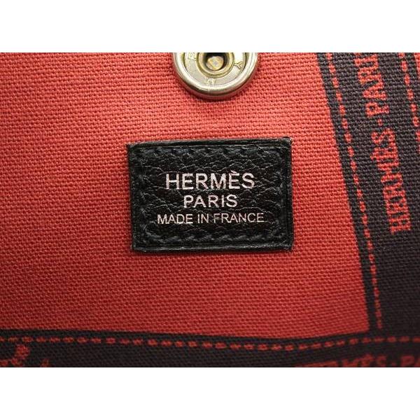 HERMES（エルメス） ガーデンパーティPM ボルデュック リボン ブラック