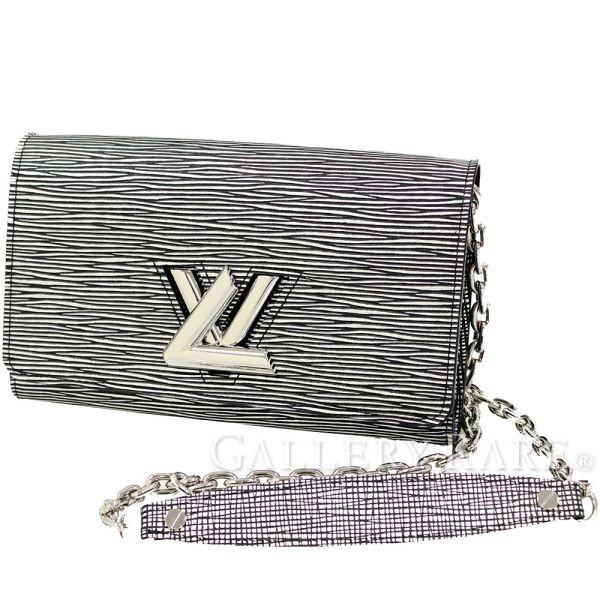 希少 ルイヴィトン エピ ツイスト ポルトフォイユ プラティーヌ シルバー 財布 LOUIS VUITTON（ルイ・ヴィトン） チェーンウォレット エピ