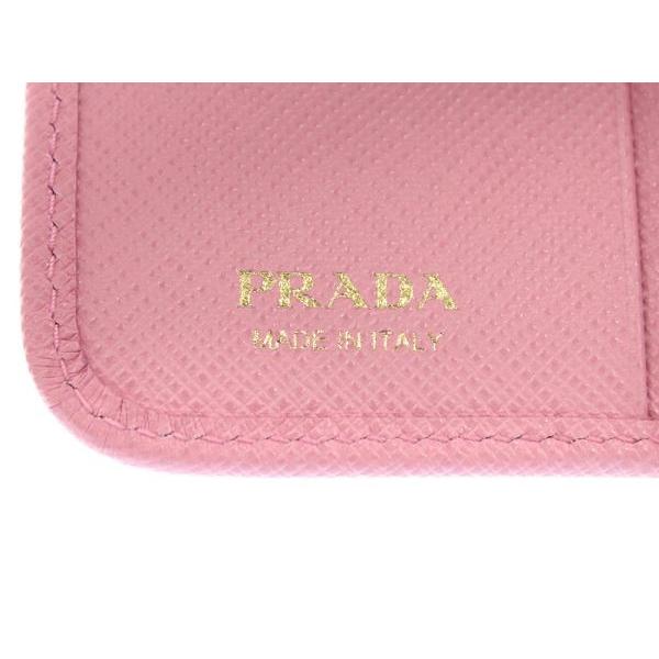 PRADA（プラダ） 財布 サフィアーノ メタル SAFFIANO METAL ピンク
