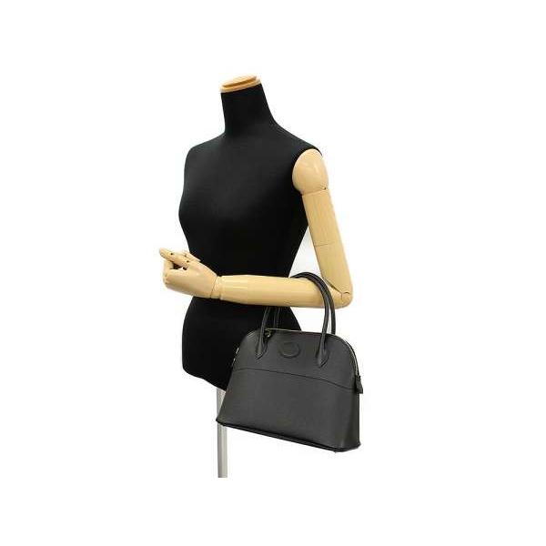 HERMES（エルメス） ハンドバッグ ボリード27 cm ブラック×ゴールド 