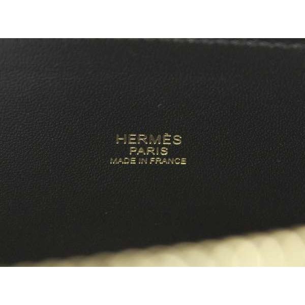 HERMES（エルメス） ハンドバッグ ボリード27 cm ブラック×ゴールド 