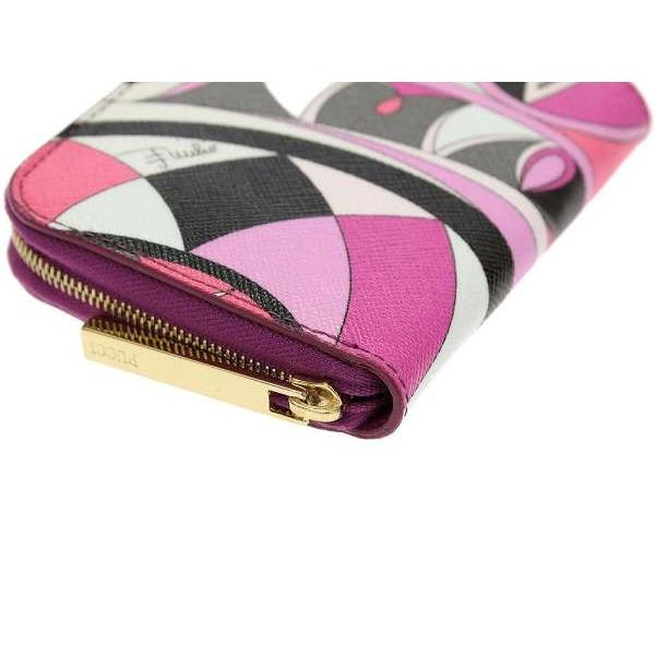 エミリオプッチ　ケース　財布 ピンク エミリオ・プッチ 財布 カードケース ピンクコンパクト イタリア製