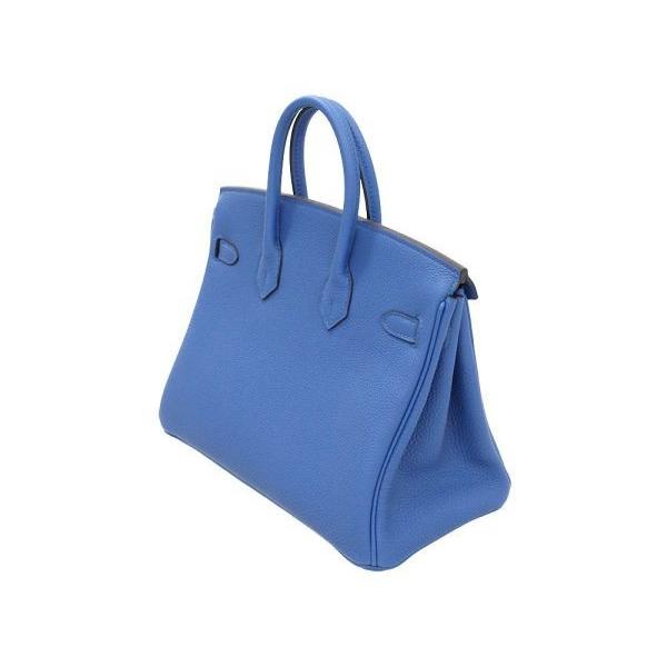 HERMES（エルメス） バーキン25 cm ハンドバッグ ブルーゼリージュ