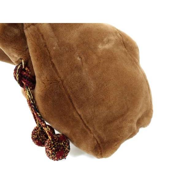 PRADA（プラダ） トートバッグ シアリング 1BG130 PRADA キャラメル