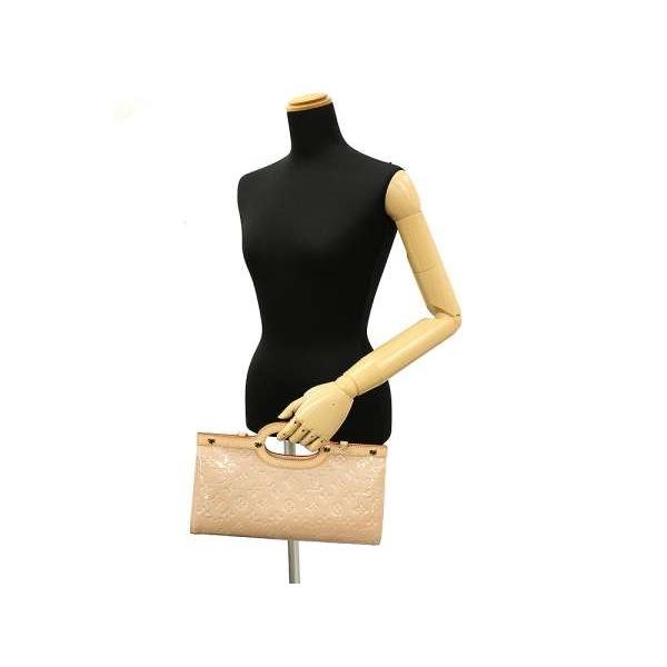 美品 ルイ•ヴィトン ハンドバッグ ヴェルニ ロクスバリードライブ ベージュ