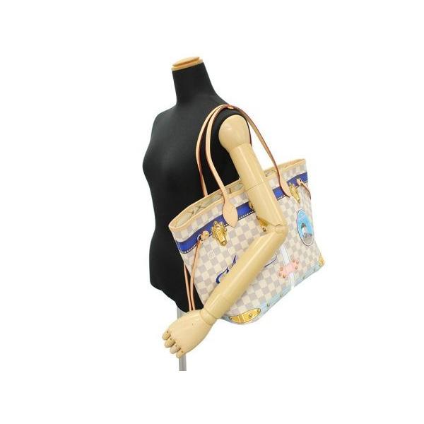 LOUIS VUITTON ルイヴィトン トートバッグ ダミエ アズール ネヴァー 