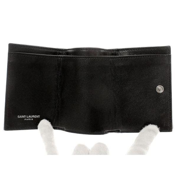 Yves Saint Laurent サンローランパリ 財布 ハート ステッチ 三 Yves Saint Laurent サンローランパリ 財布 ハート ステッチ 三