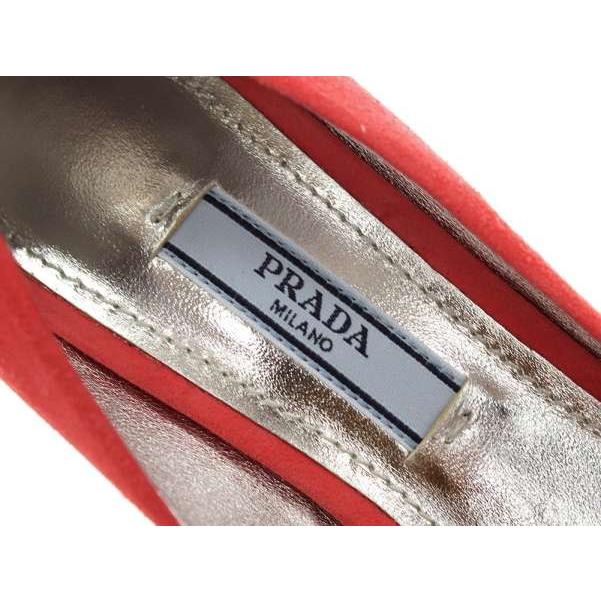 新品・未使用】PRADA スウェード シューズ パンプス レディース