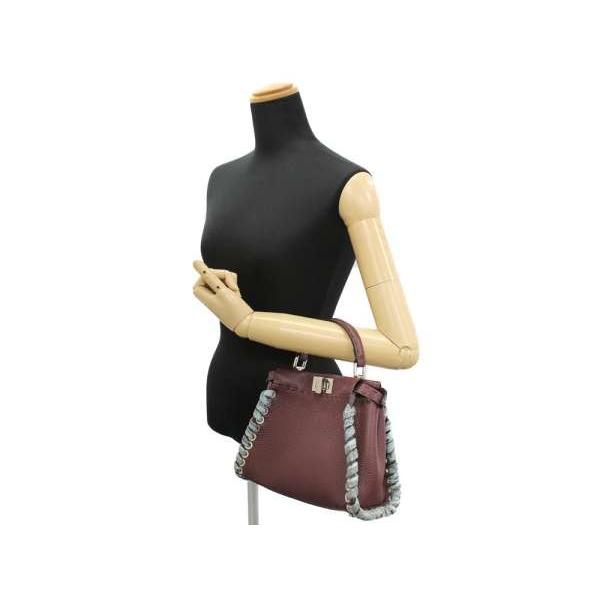 FENDI（フェンディ） ハンドバッグ セレリア パイソン ミニ ピーカブー