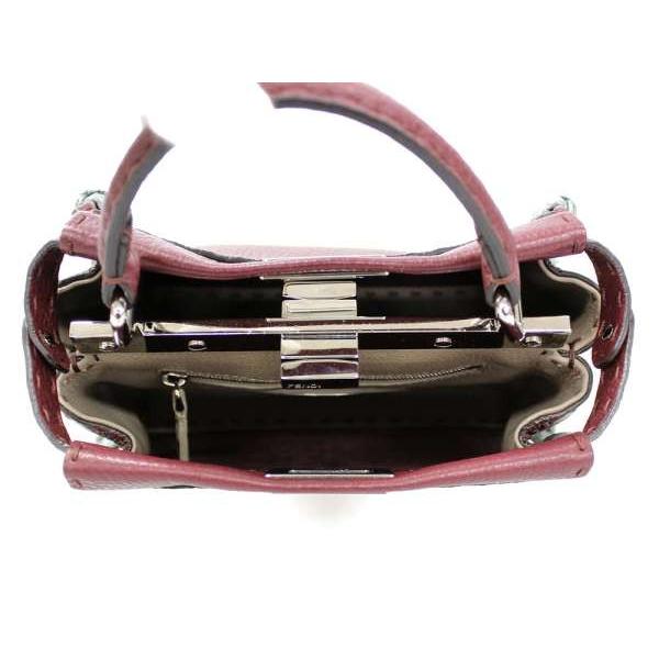 FENDI（フェンディ） ハンドバッグ セレリア パイソン ミニ ピーカブー