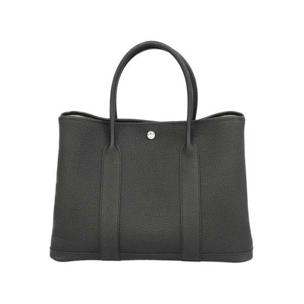 ★★新型美品★★エルメス ガーデンパーティ ネゴンダ ブラック 刻印K HERMES（エルメス） トートバッグ ガーデンパーティPM ブラック
