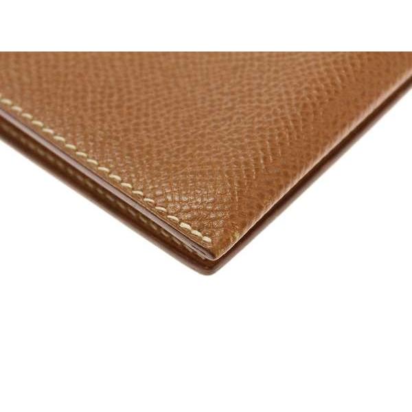 エルメス 旧型 ゴールド金具 クシュベル ベアン クラシック 長財布 □B刻印 HERMES（エルメス） 長財布 ベアン クラシック マチ無し ゴールド