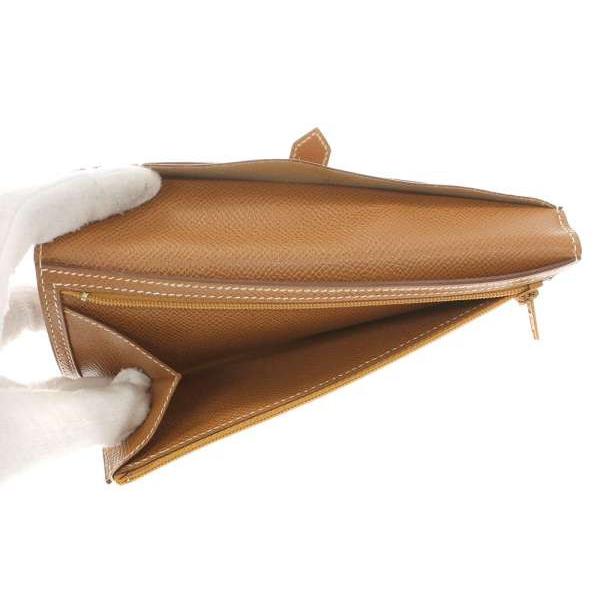 HERMES（エルメス） 長財布 ベアン クラシック マチ無し ゴールド